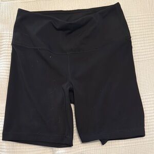 Yogalicious Black Bike Shorts High Waist Stretch